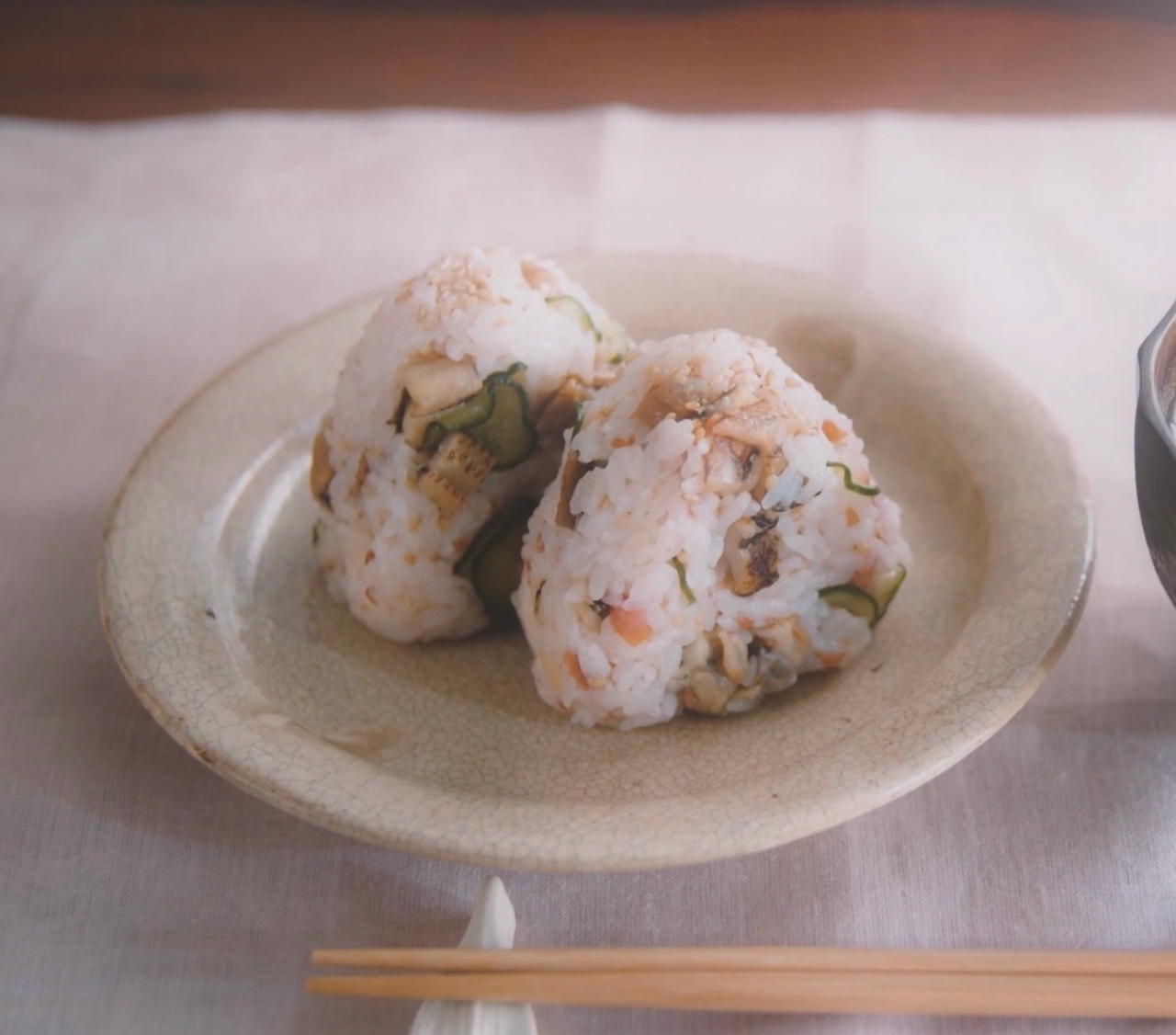 【饭团】海鳗梅拌黄瓜饭团