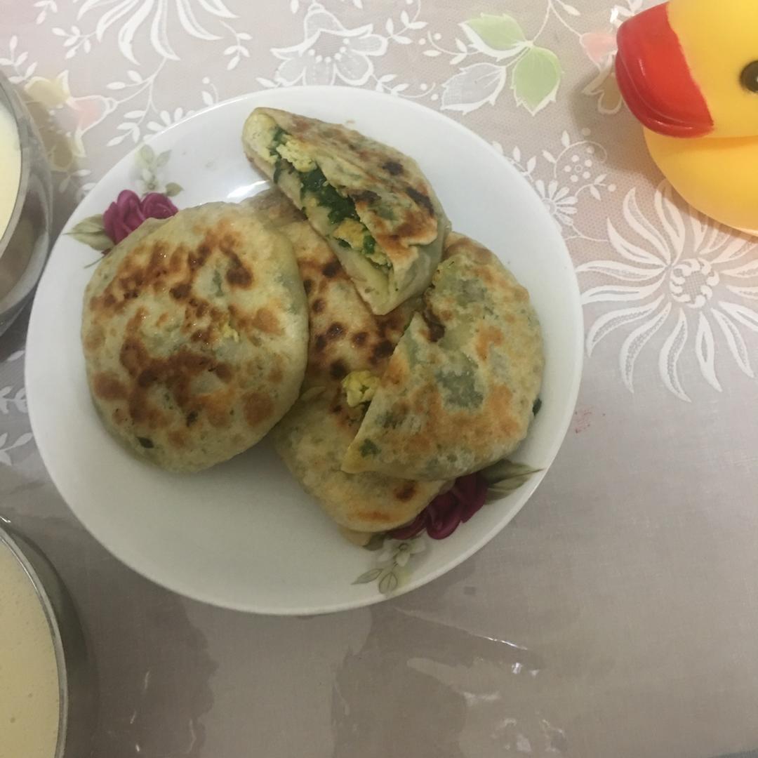 薄皮韭菜饼