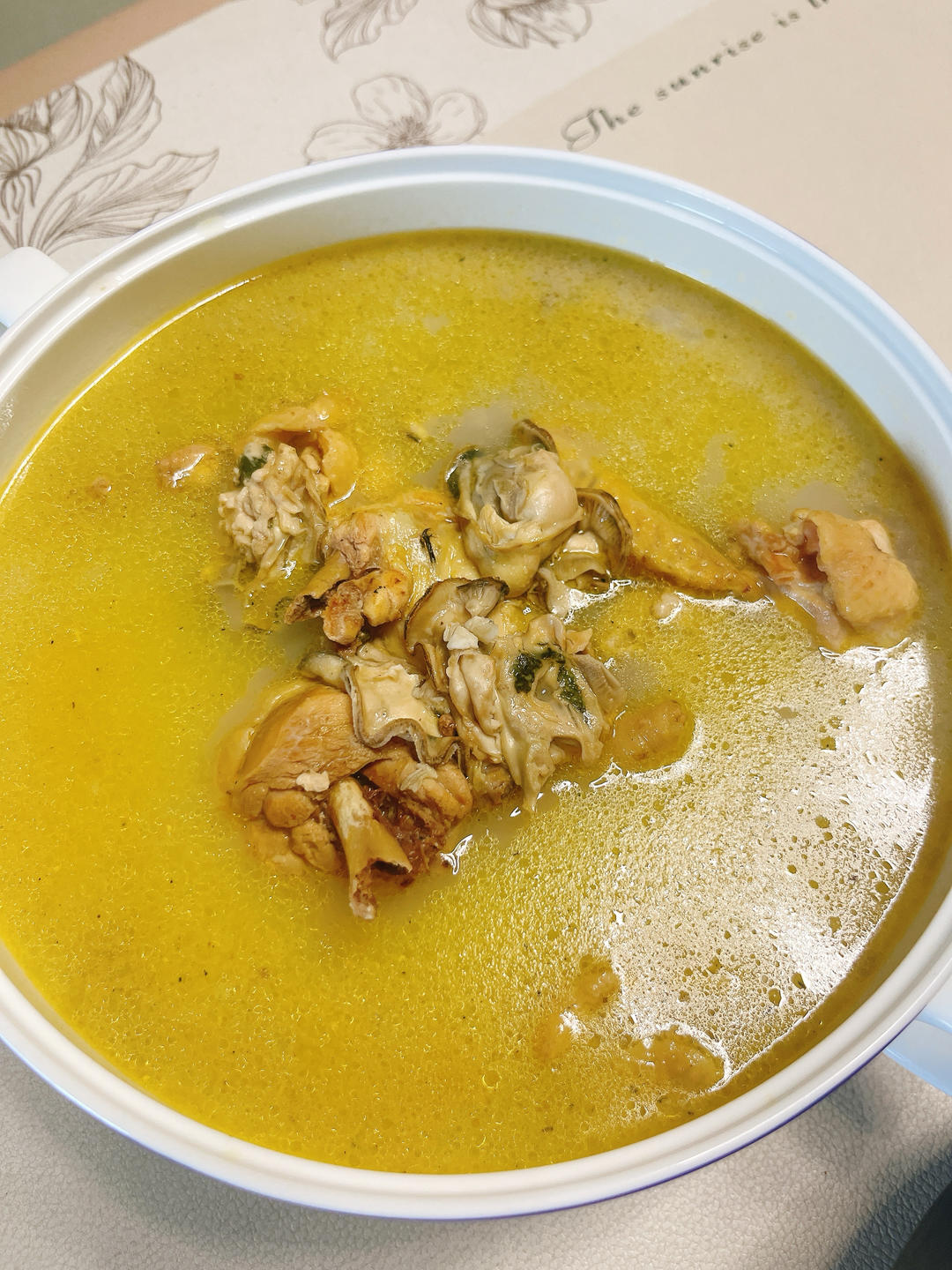 生蚝鸡汤