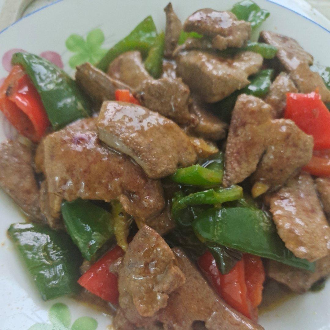 爽滑鲜嫩的【爆炒猪肝】不柴不粉无腥味！