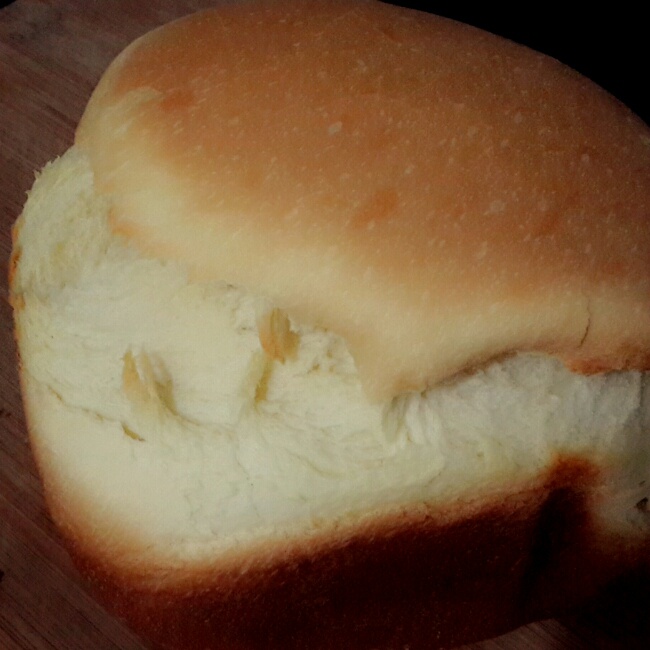 超级好吃的原味面包（面包机版）