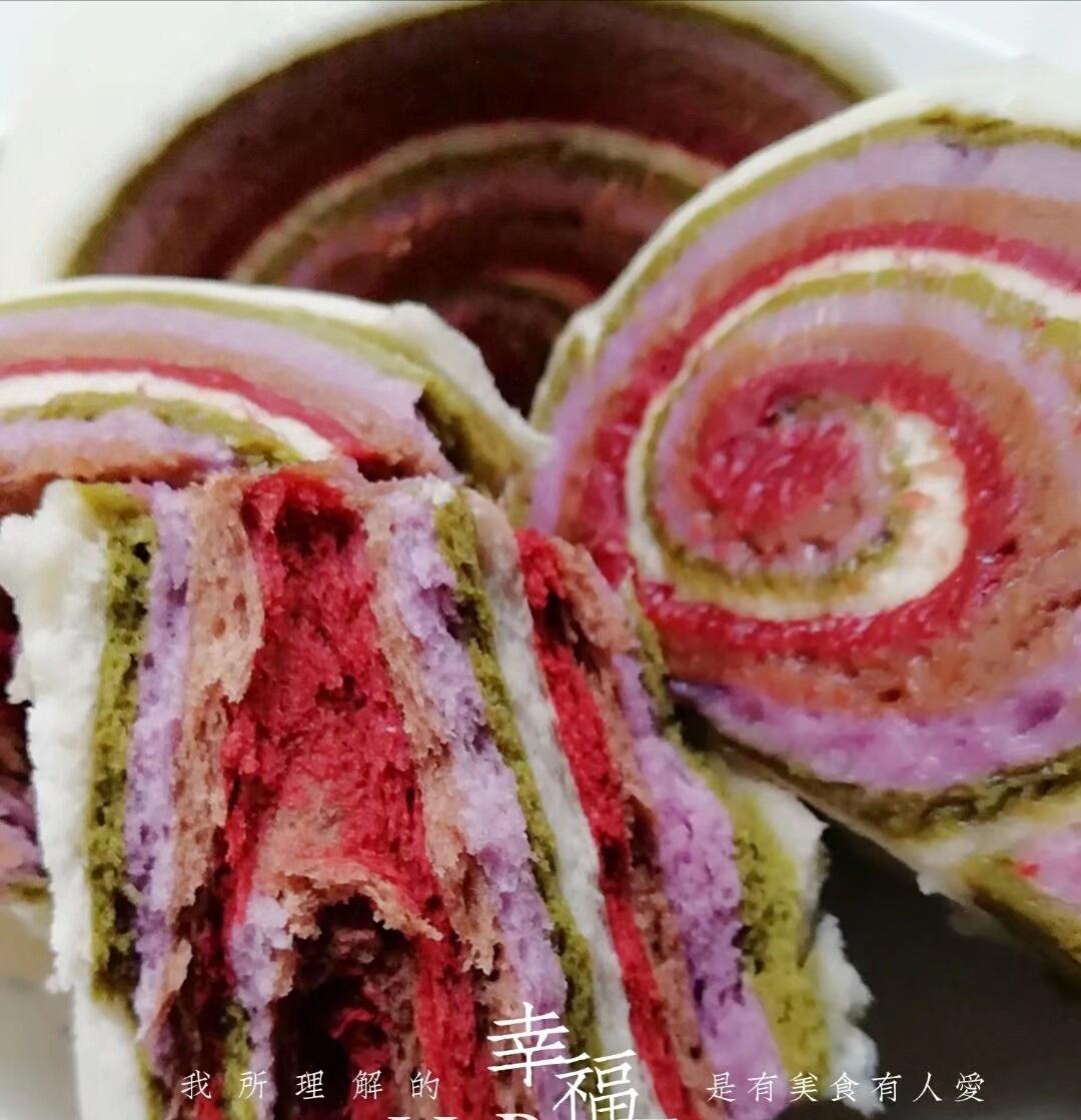 彩色奶香馒头的做法