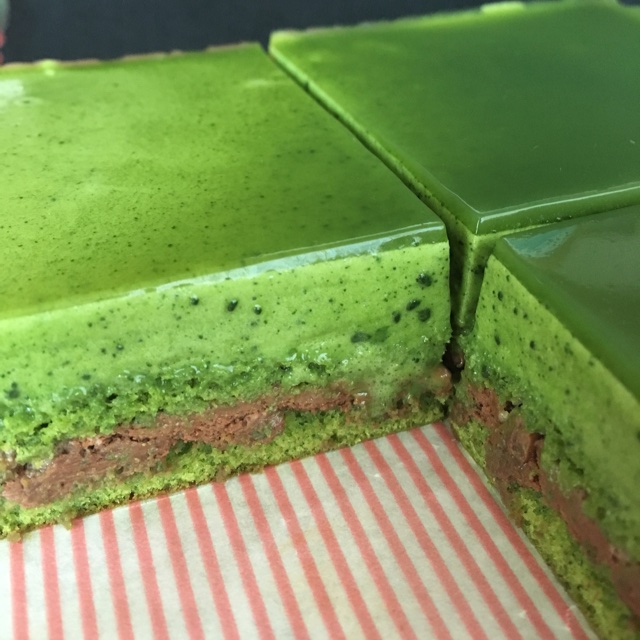 天际Yamanoha—香缇巧克力配抹茶慕斯蛋糕<熊谷裕子>