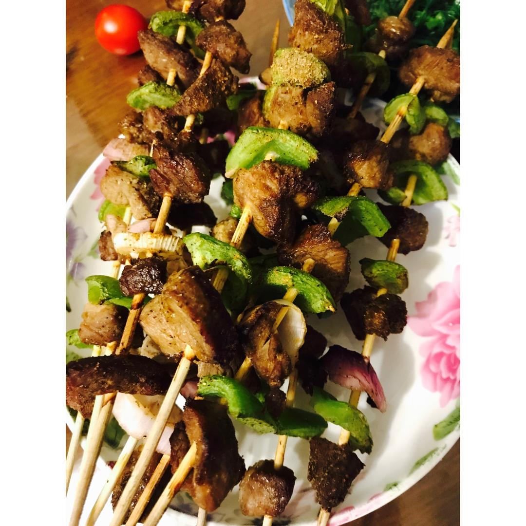 烤箱版羊肉串（简易版）