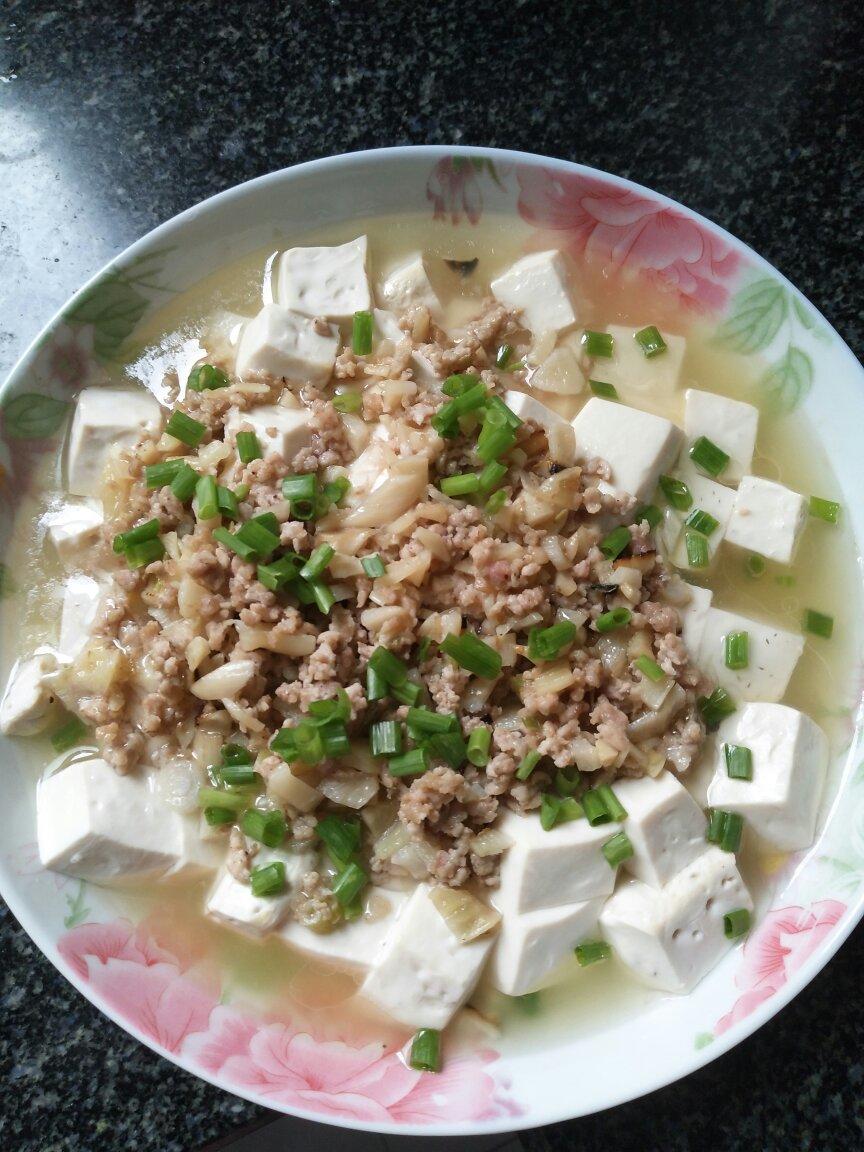 肉末蒸豆腐