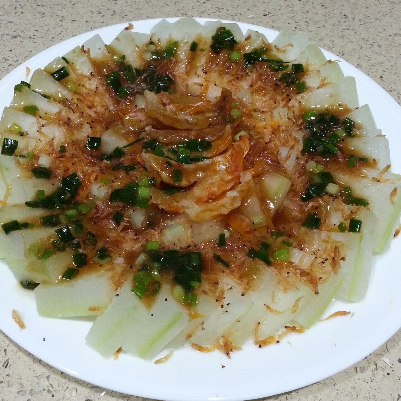 肉末蒸冬瓜