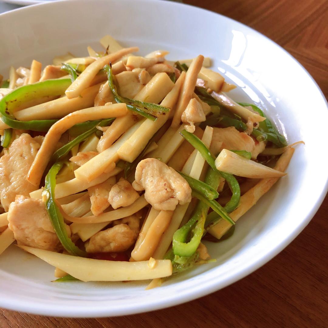 减脂餐-杏鲍菇炒鸡胸肉