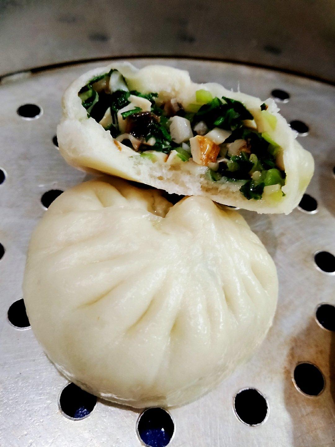 节省一半时间的大包子（另付翠绿菜包子，肉包子，腹黑包子食谱）