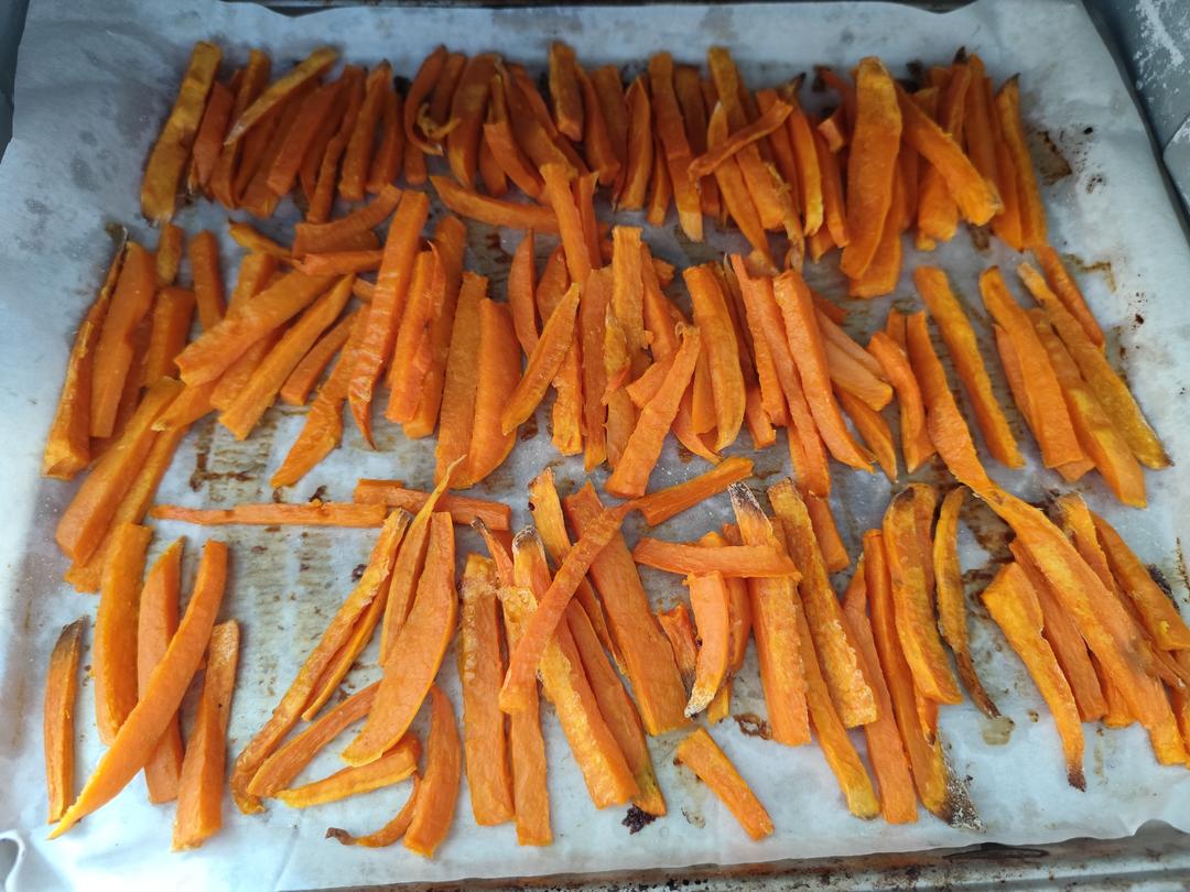 空气炸锅十五分钟搞定黄金红薯条