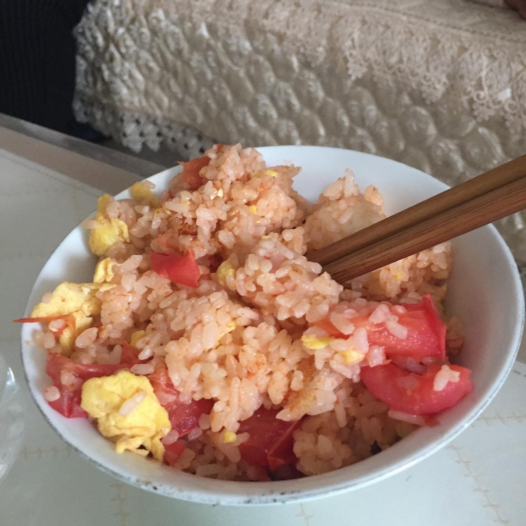西红柿鸡蛋炒饭