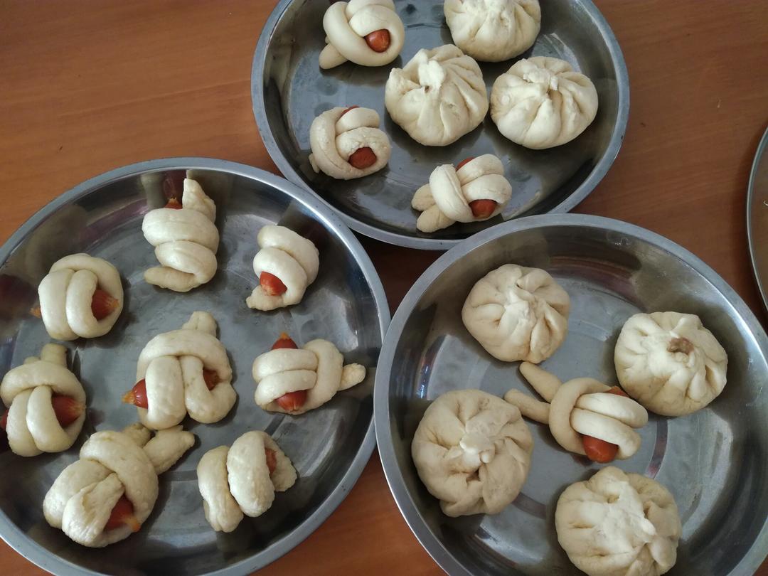 手工包子（肚脐包）