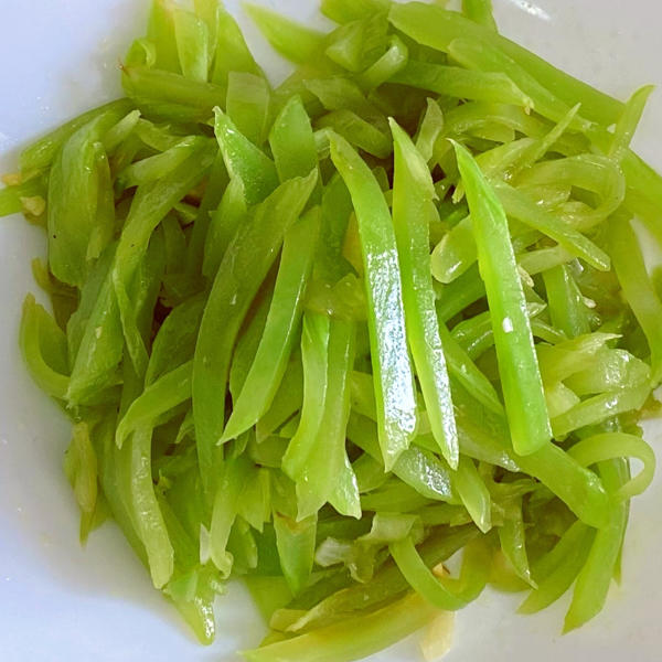 清炒莴苣/莴笋