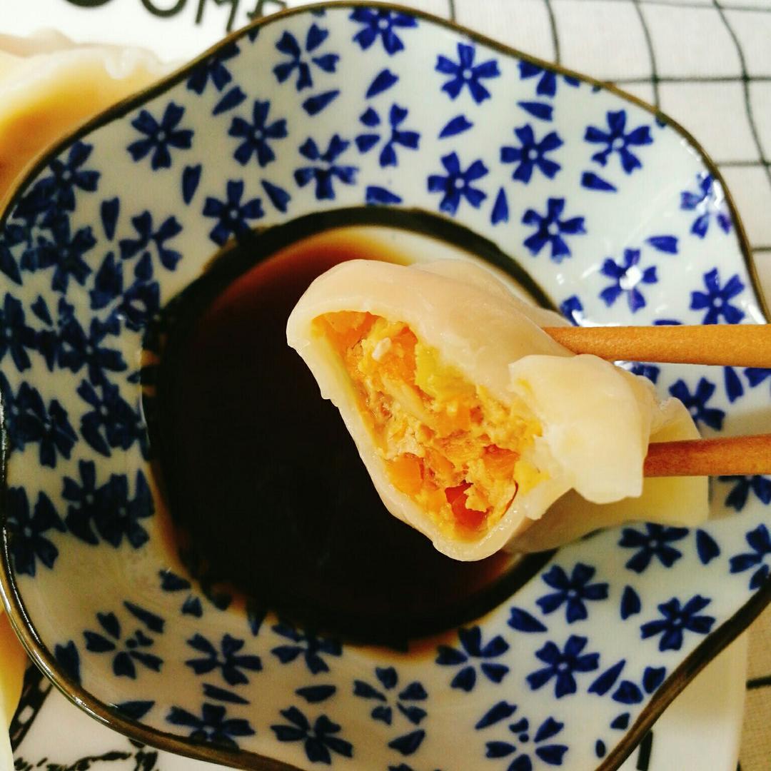 胡萝卜虾仁水饺