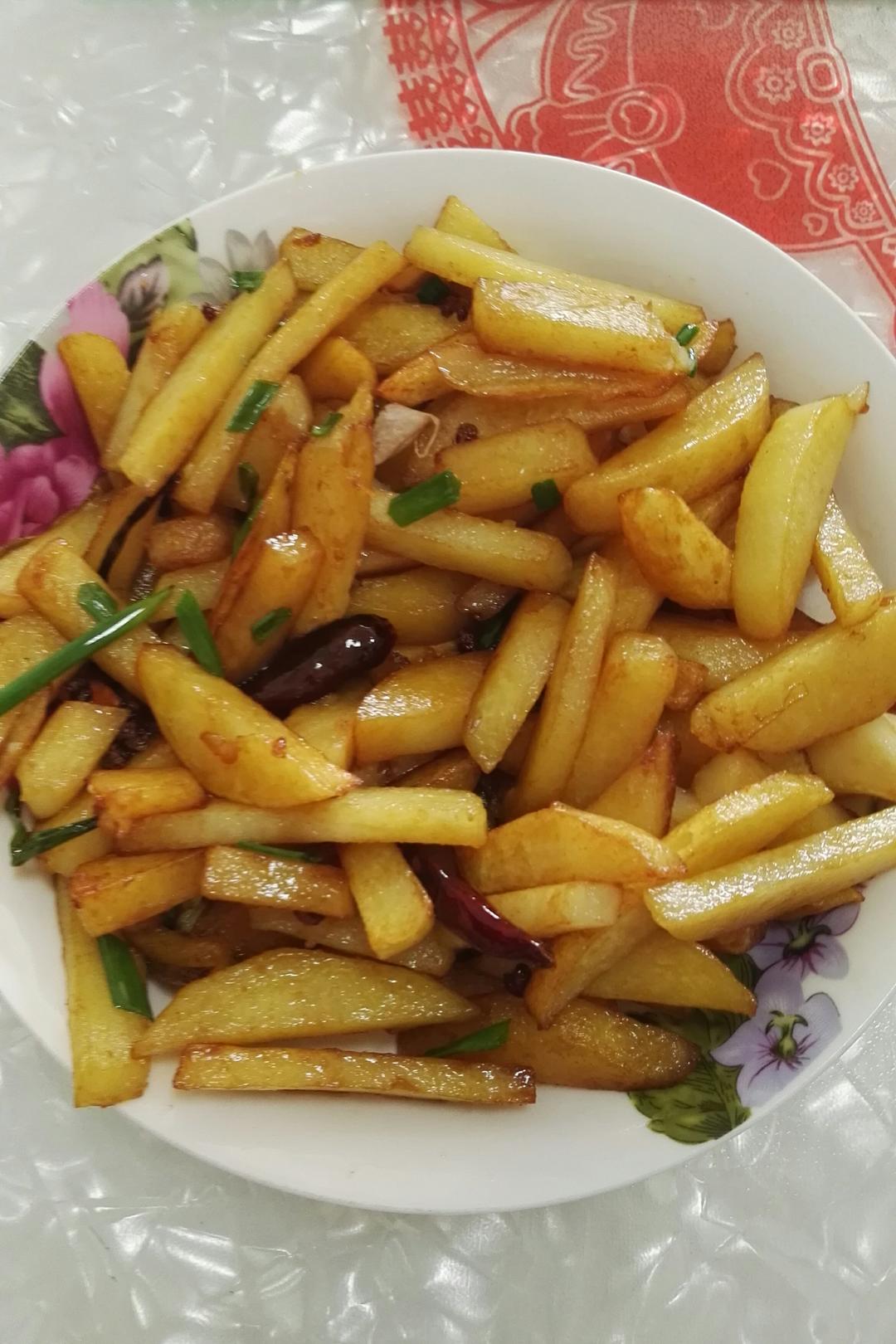 13621846014做的干煸土豆条