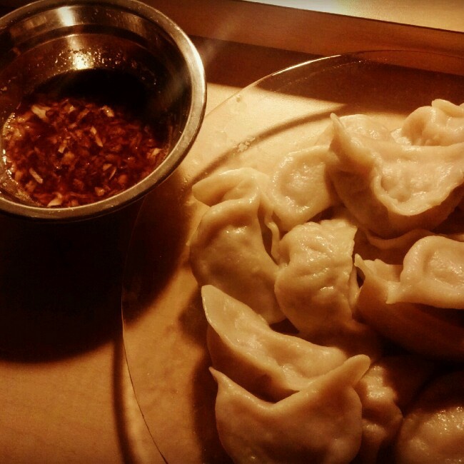 猪肉大葱烫面蒸饺