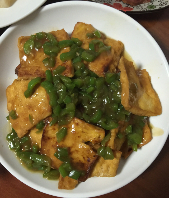 外焦里嫩好吃无比的——焦溜豆腐