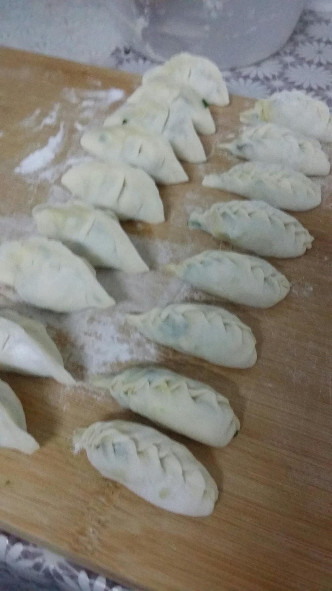 韭菜鸡蛋馅饺子