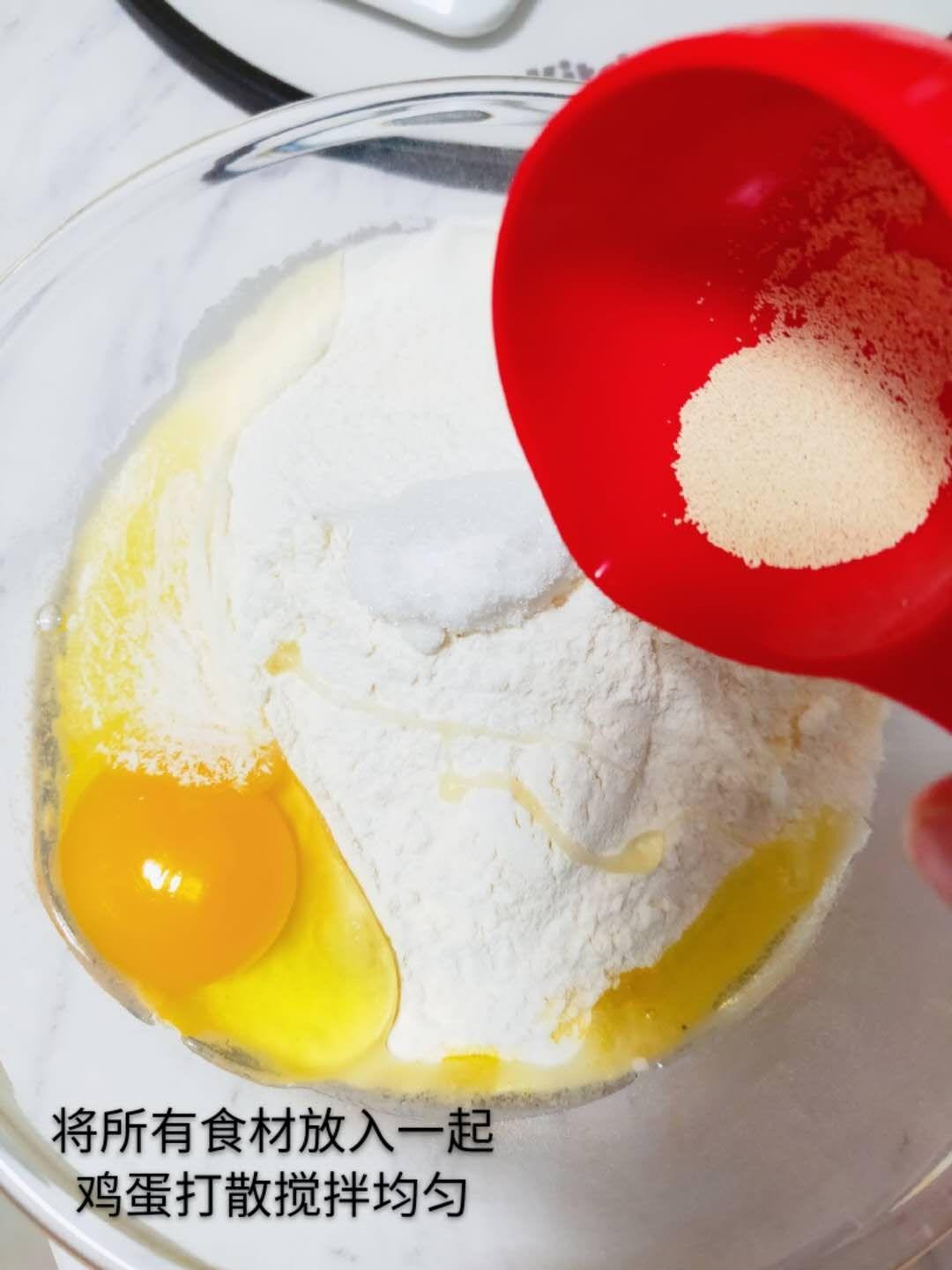 纯奶手撕吐司的做法 步骤1