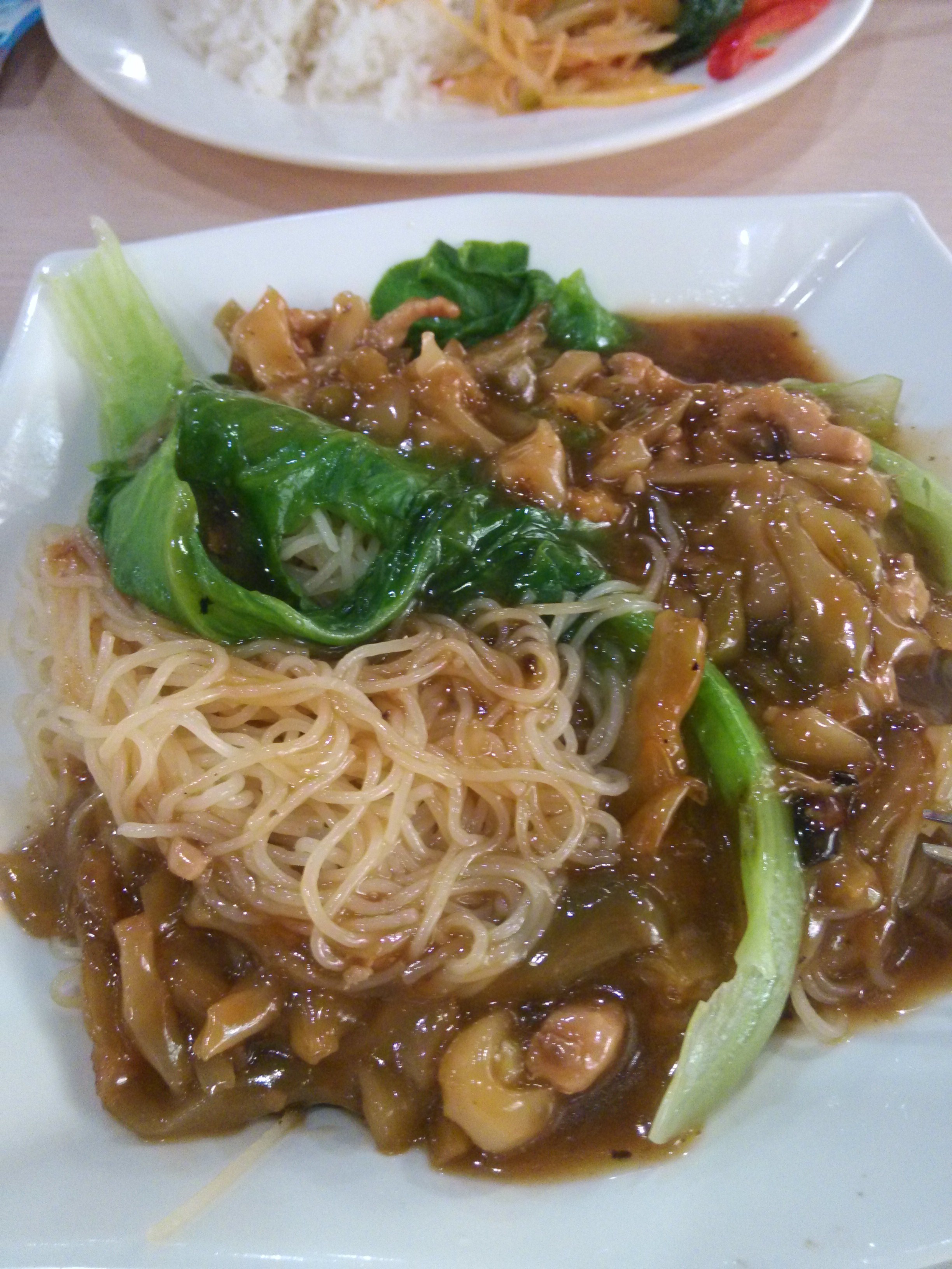 榨菜肉丝蒸米粉