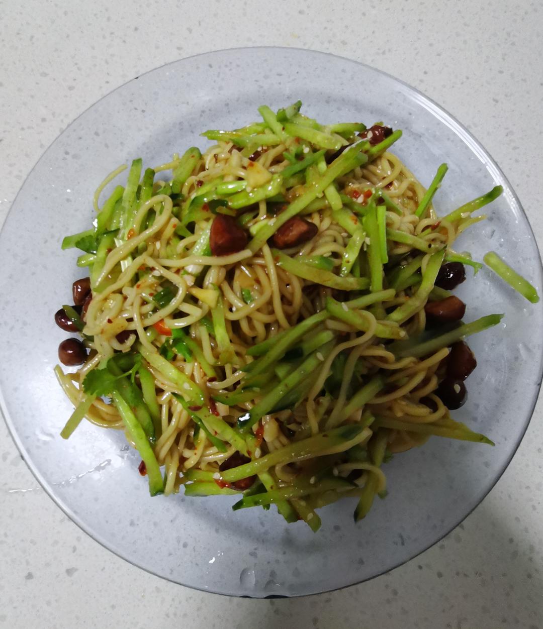 巨好吃㊙️酸辣凉拌面❗️十分钟搞定，简单快手❗️