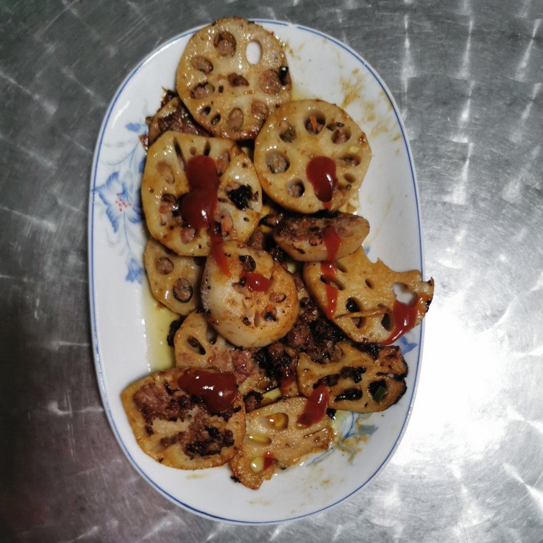 香煎酿莲藕