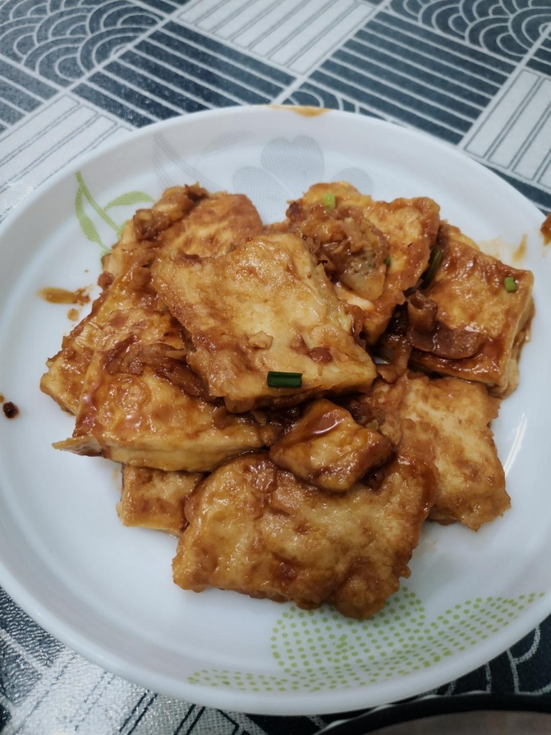 巨好吃的❗️香煎豆腐