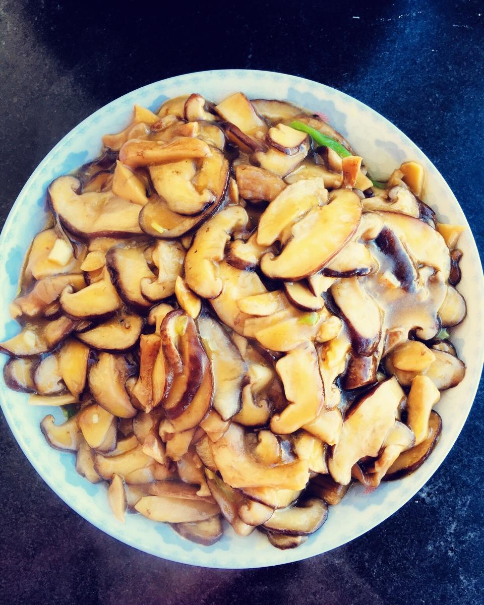 鲜美无比的蚝油香菇