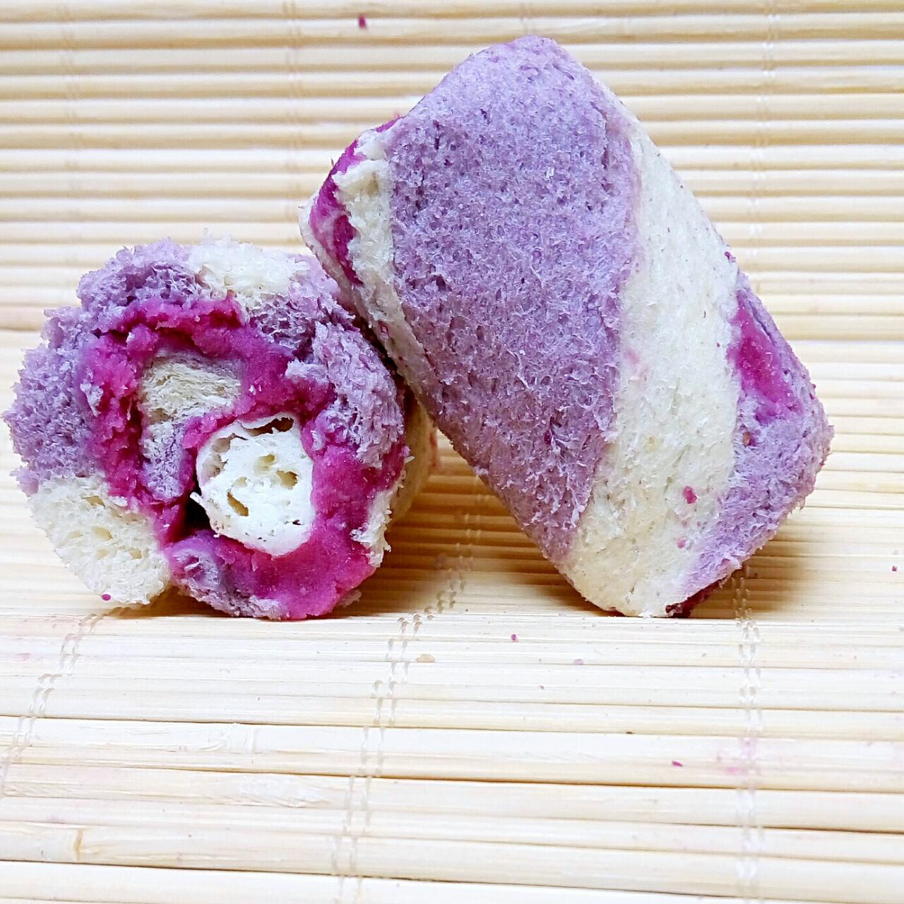 紫薯山药土司卷