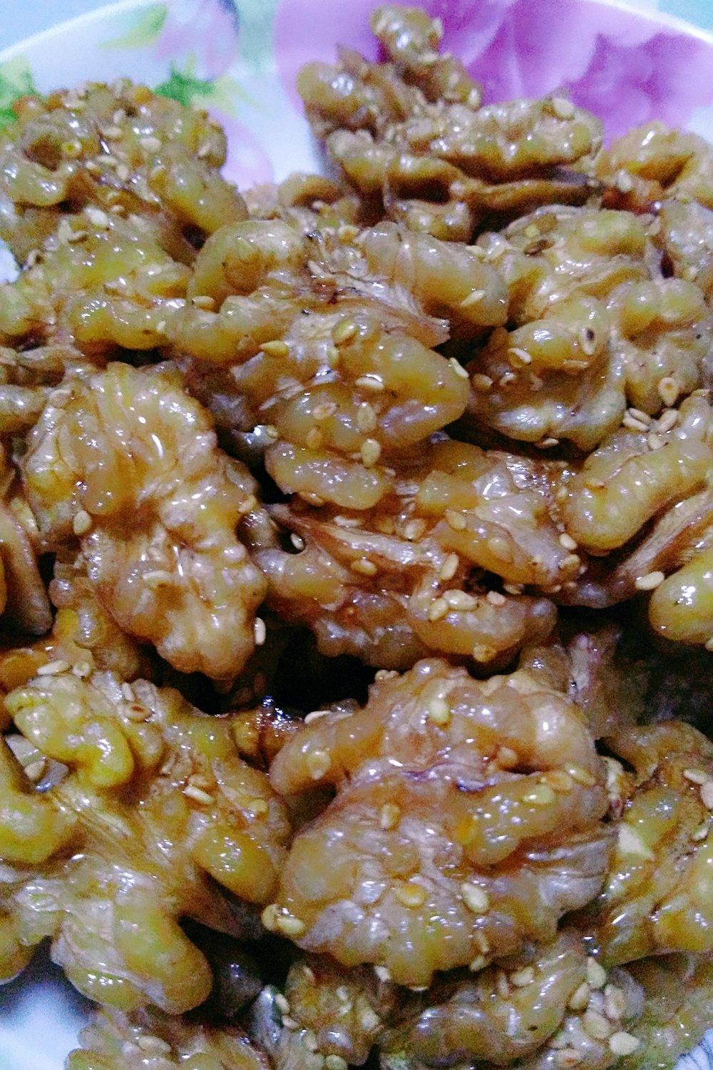 【琥珀核桃仁】冰糖无油不粘手