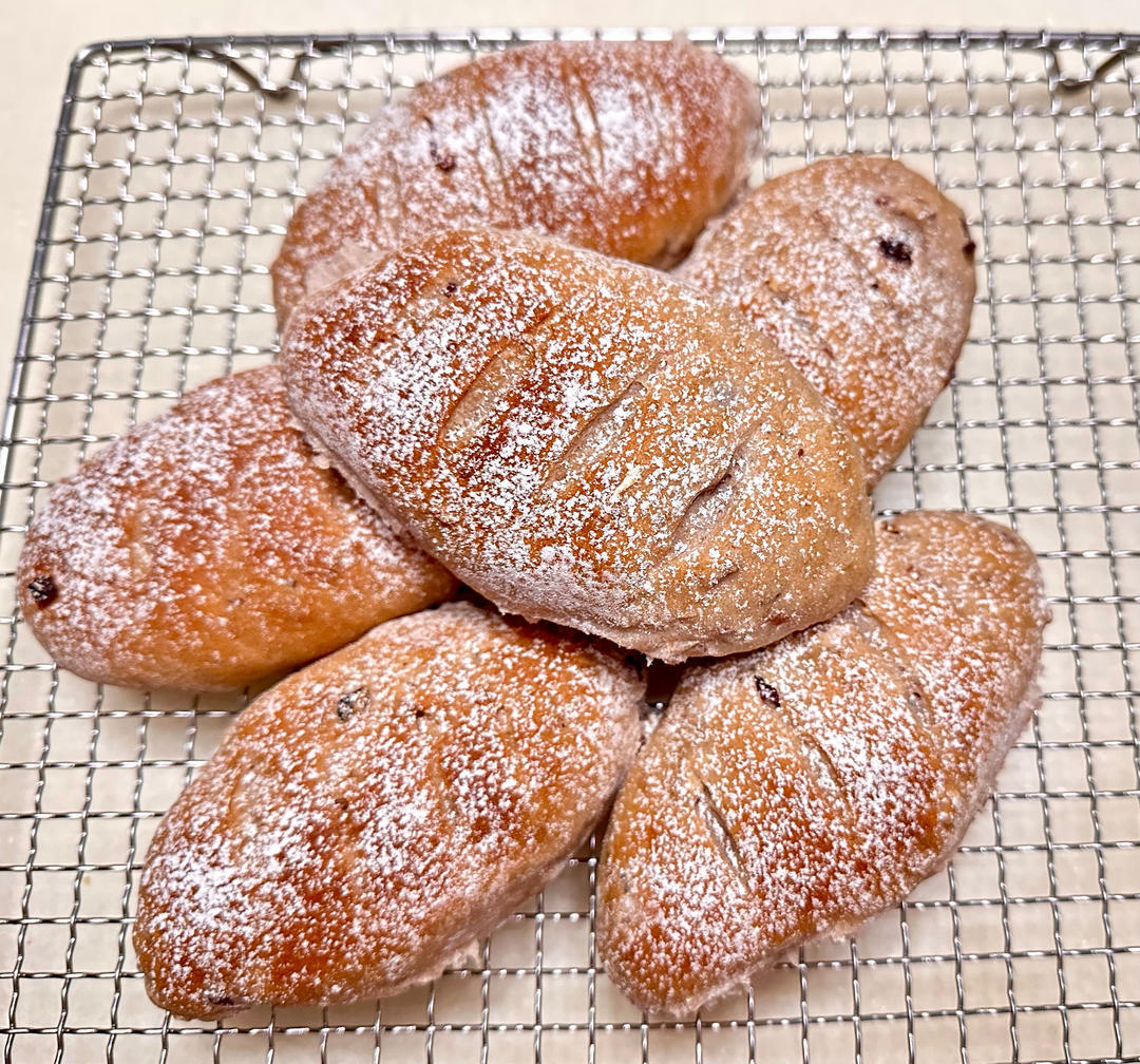 核桃蔓越莓软欧包