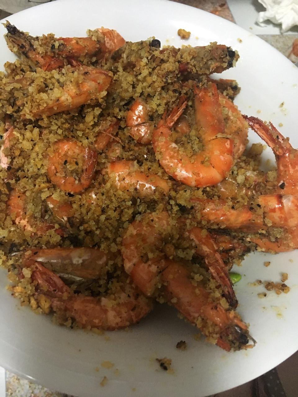 避风塘炒虾