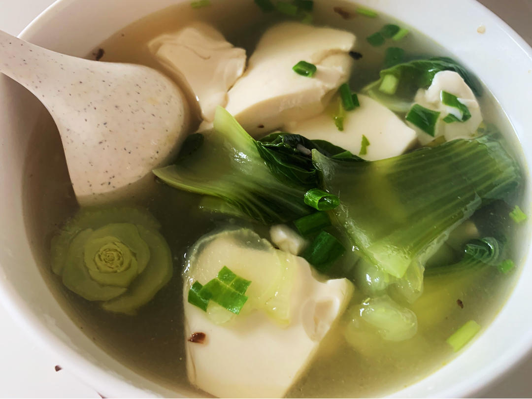 青菜豆腐汤