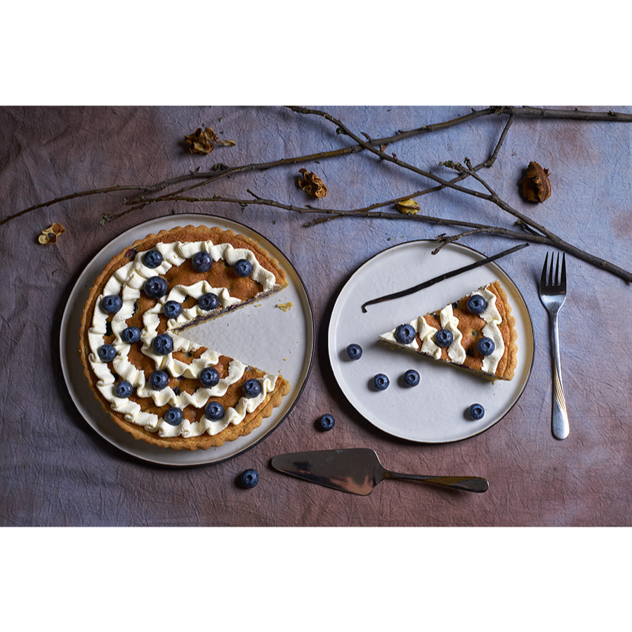 蓝莓塔 杏仁奶油馅（视频菜谱）