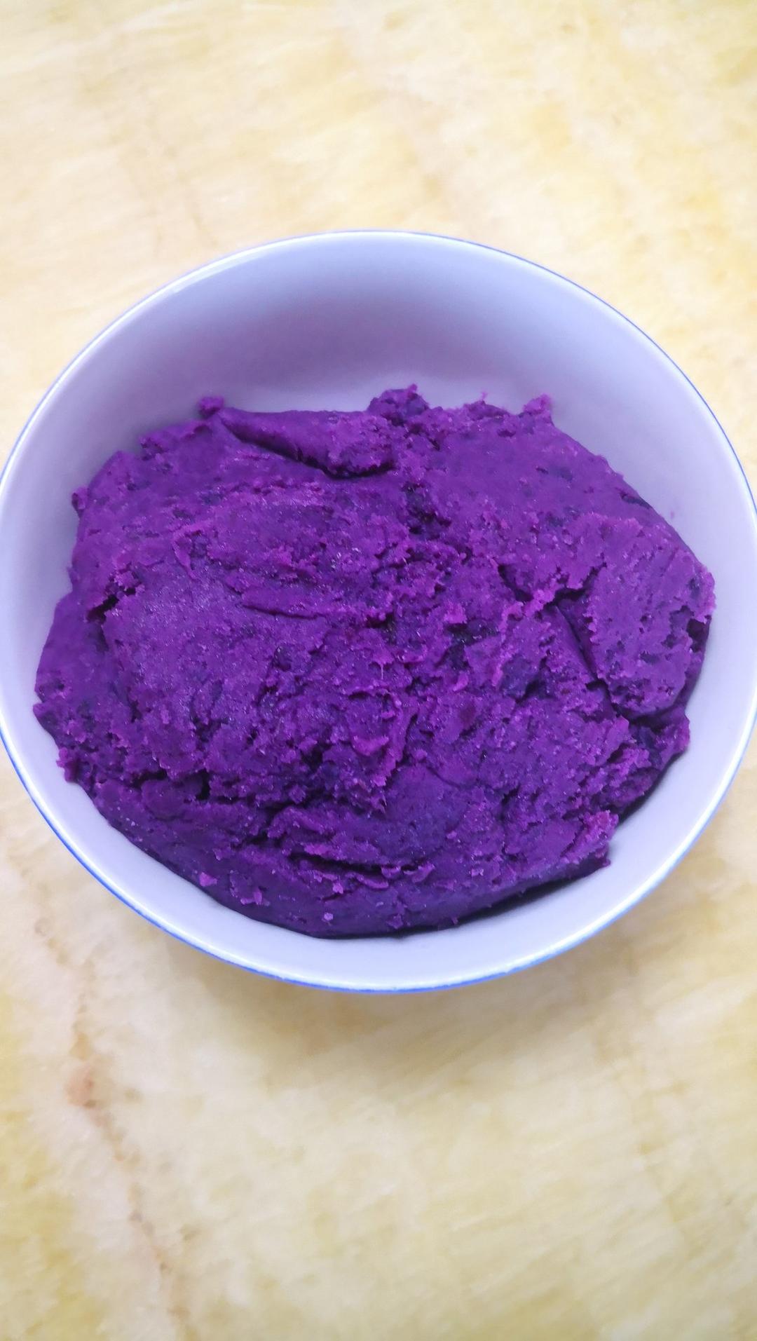 紫薯馅的制作方法