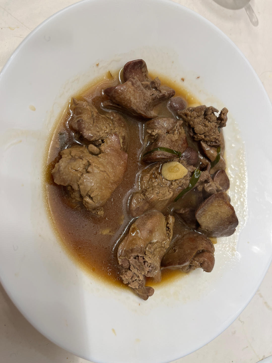 简单美味酱鸡肝