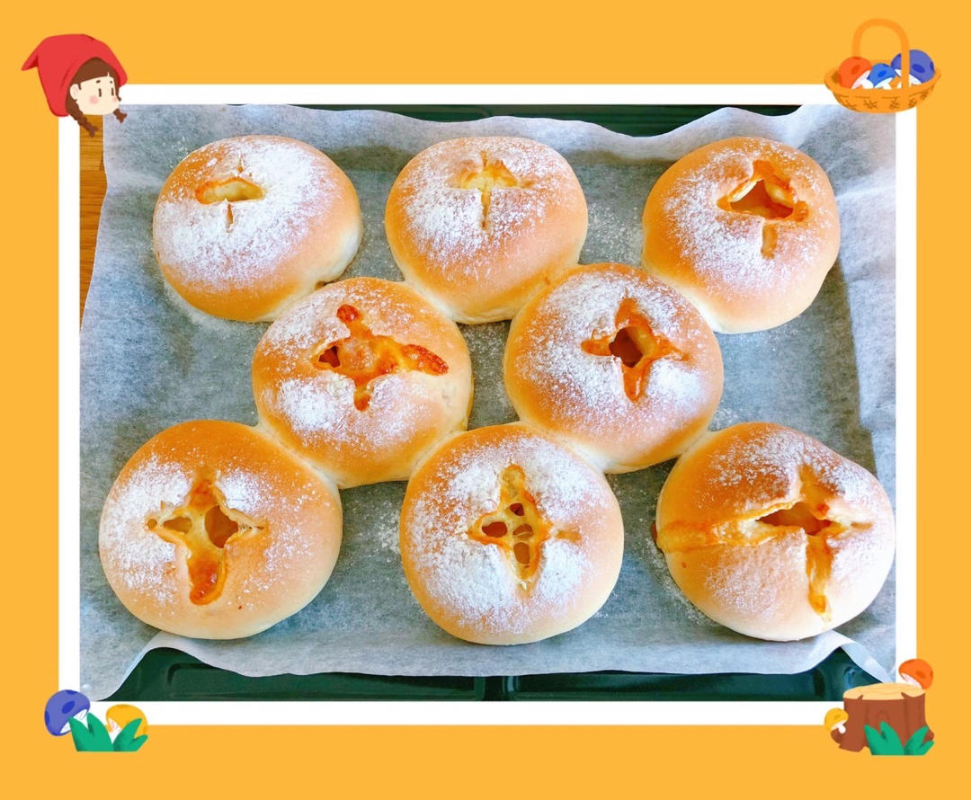 芝士培根餐包〖北鼎烤箱食谱〗