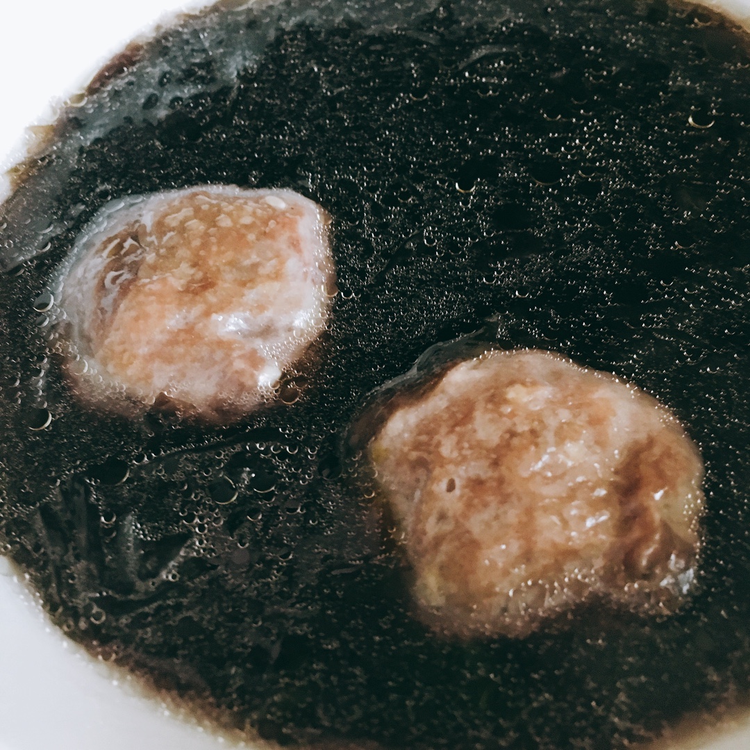 #潮菜#紫菜牛丸汤