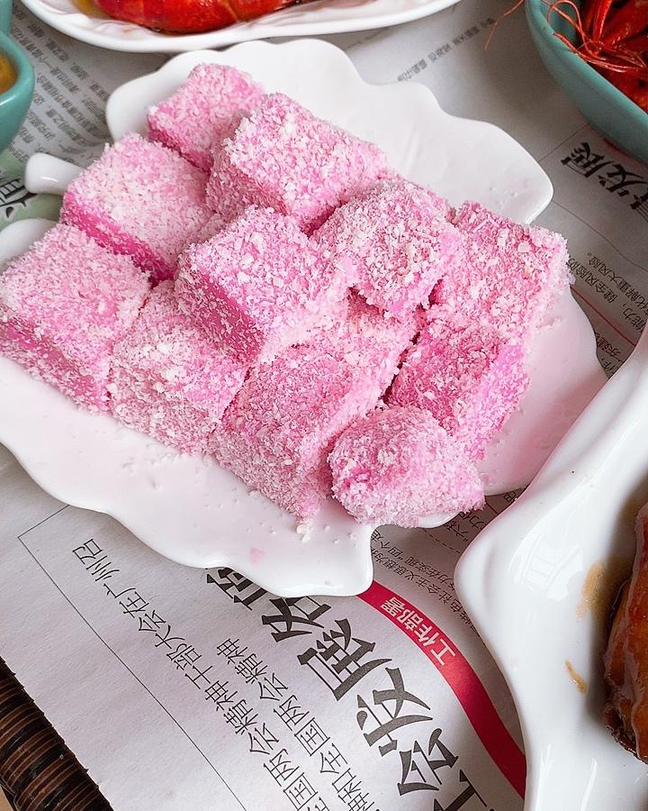 少女心爆棚的火龙果牛奶小方