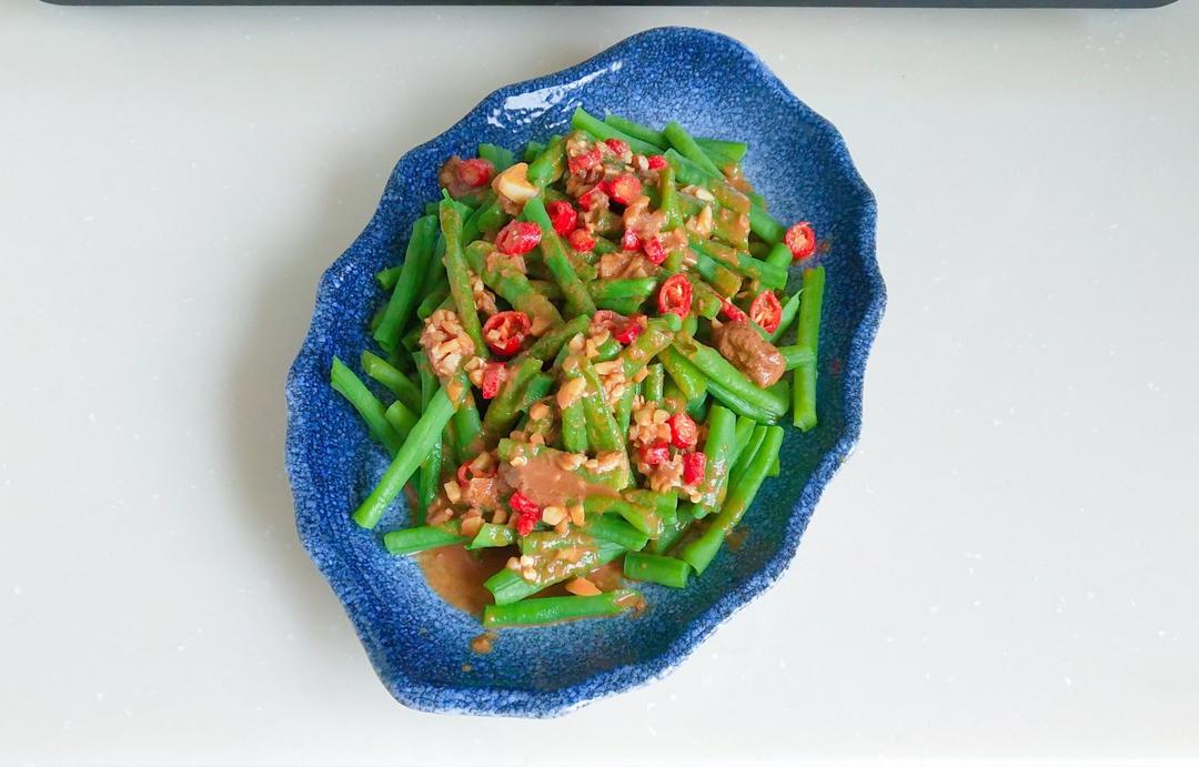家常可口凉拌菜麻酱豆角
