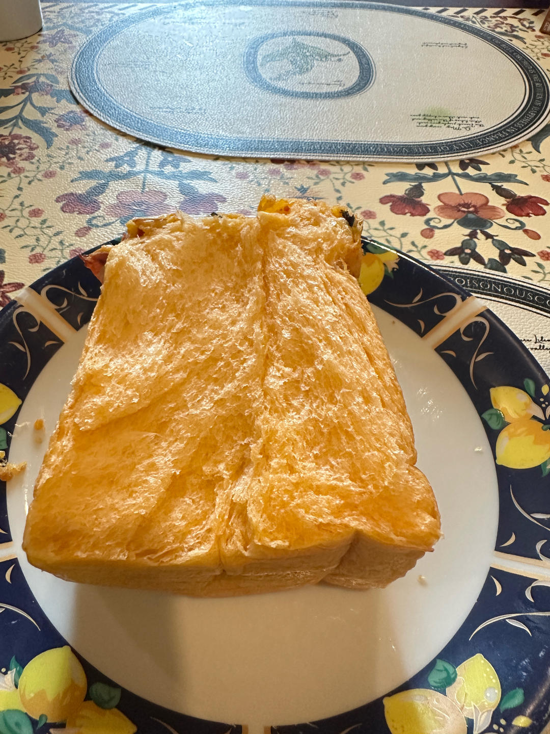 双重芝士猪肉脯吐司