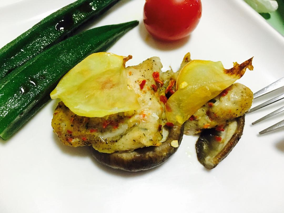 香菜芝士烤鸡胸🌿