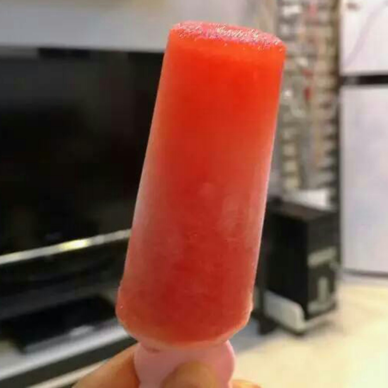 纯手工制作西瓜冰棒