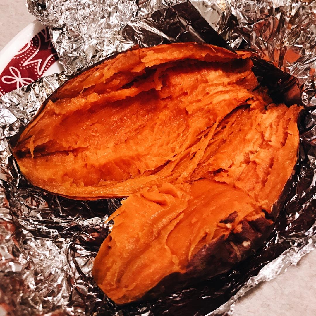 烤地瓜（烤箱初试）