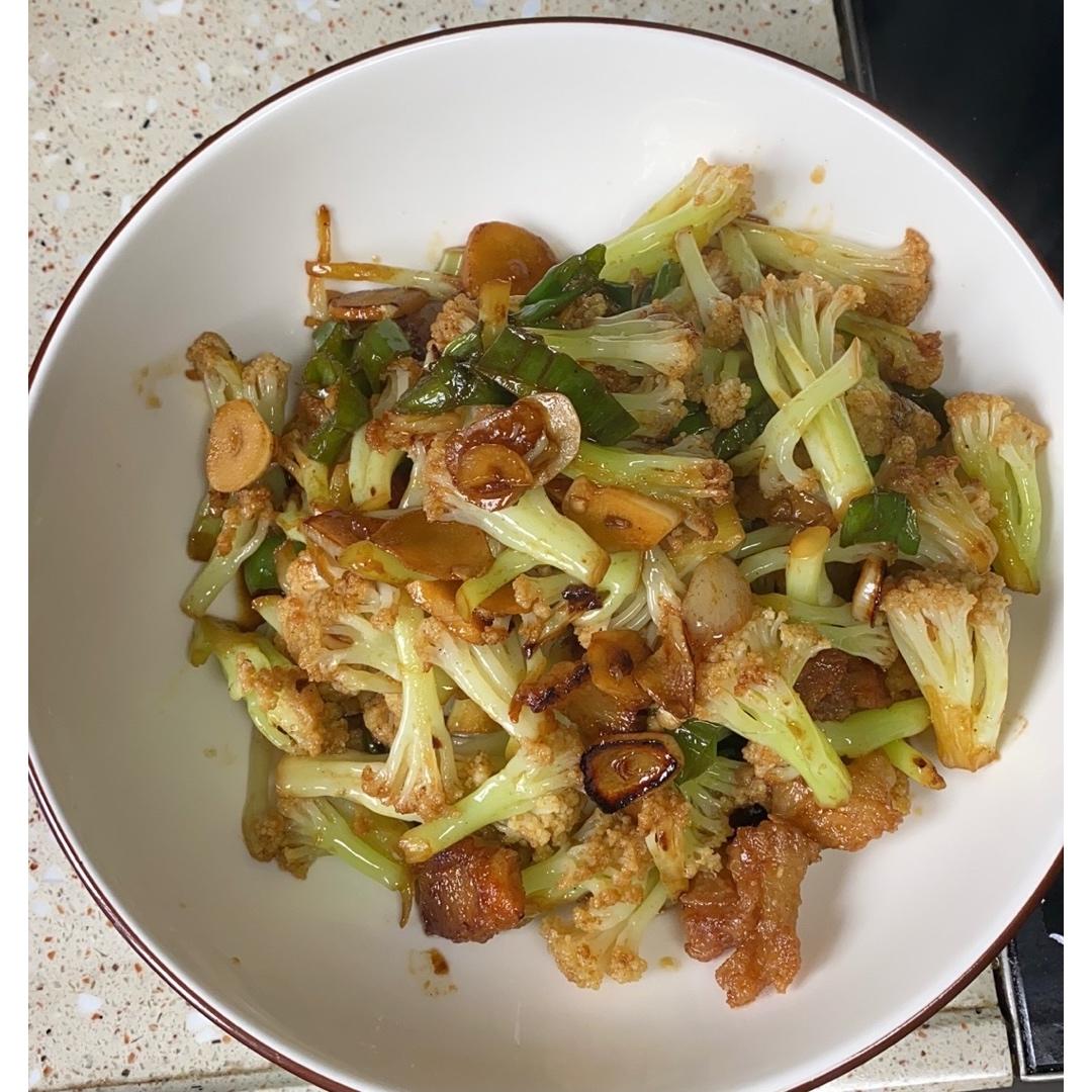 和饭店一个味道的干锅花菜