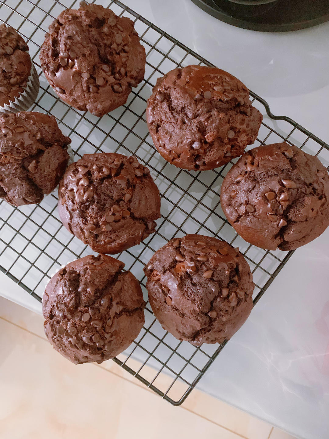 在家做巧克力蘑菇头麦芬蛋糕🍫