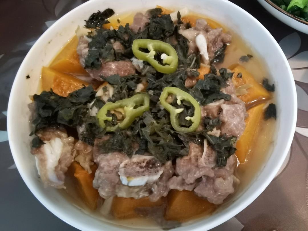 排骨蒸南瓜