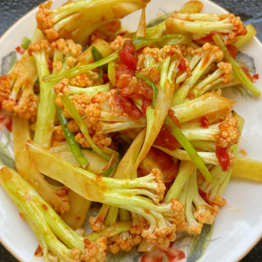 （祖传）番茄炒菜花😋