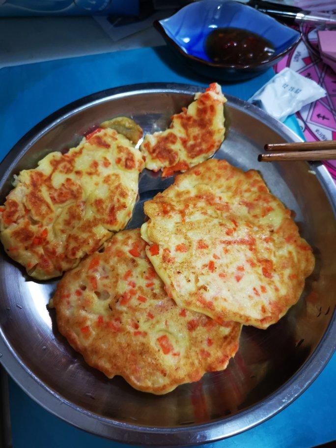 抗老食谱-蔬菜豆腐饼
