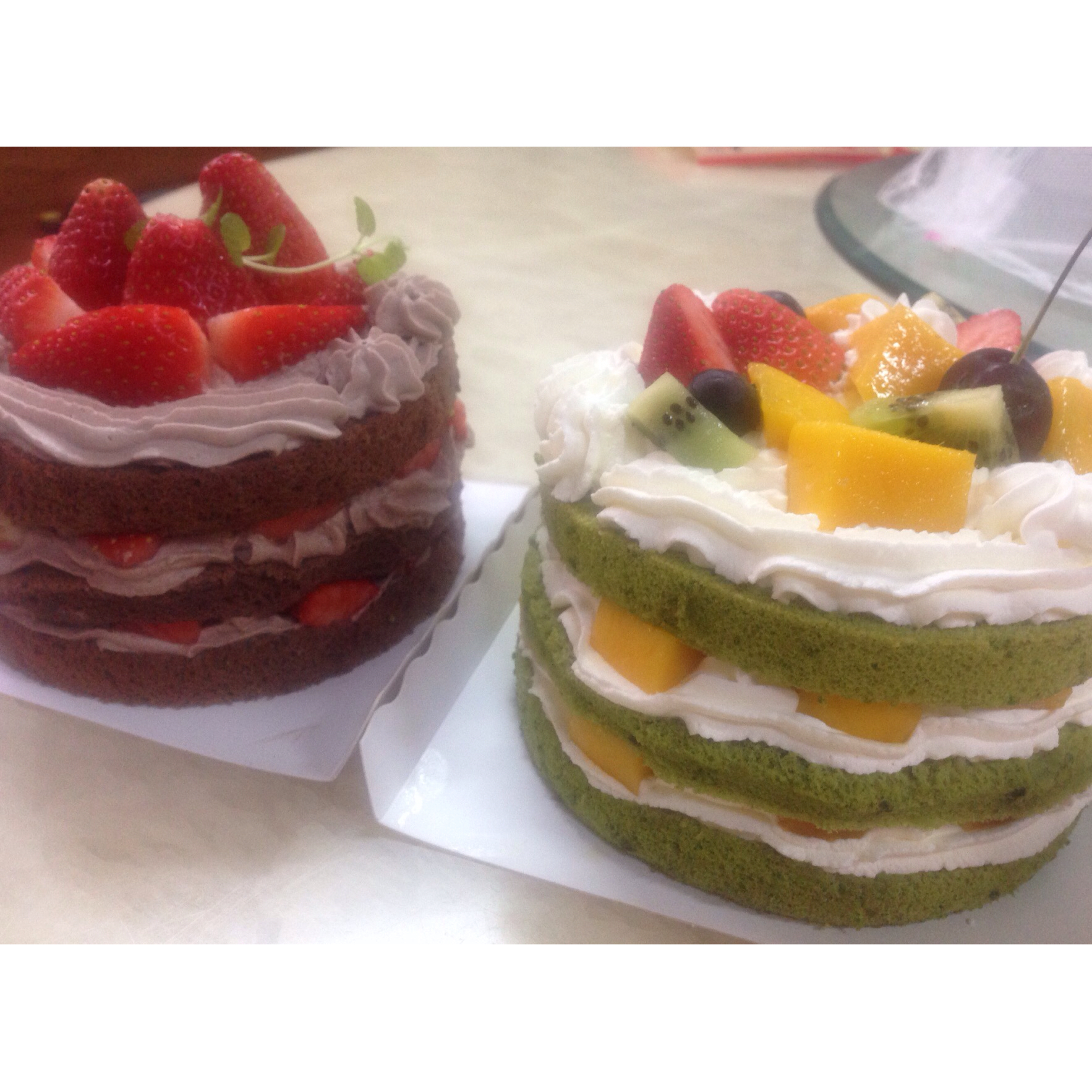 裸蛋糕之奶油巧克力戚风