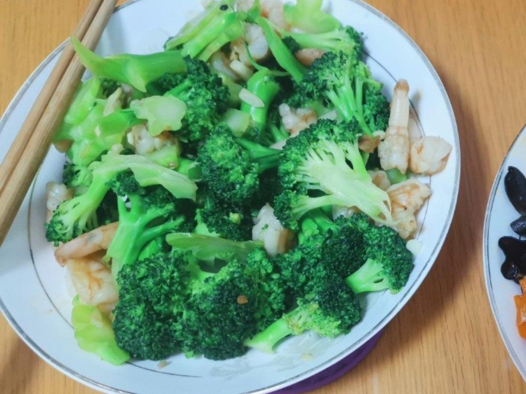 西兰花炒虾仁🍤